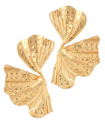 Gold Leaf Earrings