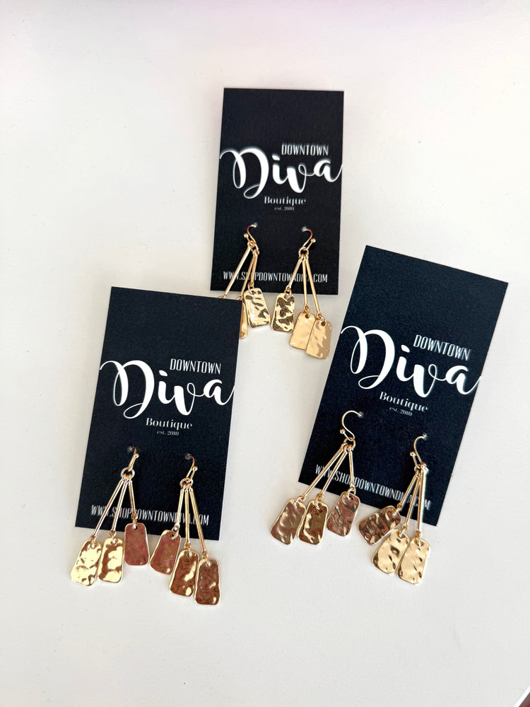 Gold Dangle Earrings