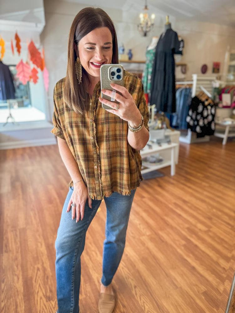 Pumpkin Pickin' Top in Fern