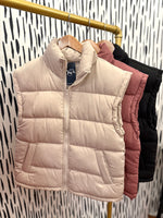 The Classic Puffer Vest in Off White