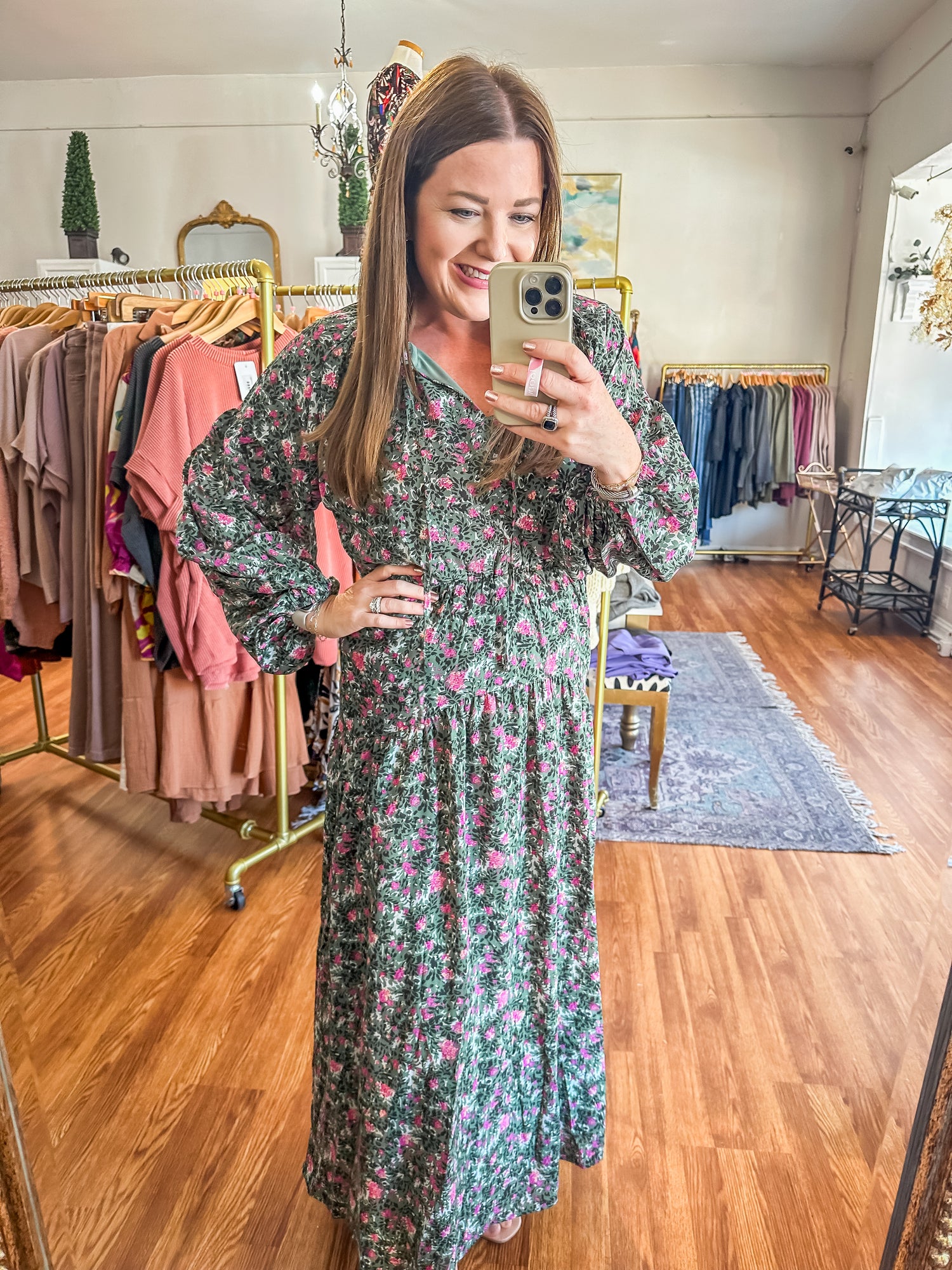 Berry sales long dress