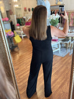 Easy for You Jumpsuit in Black