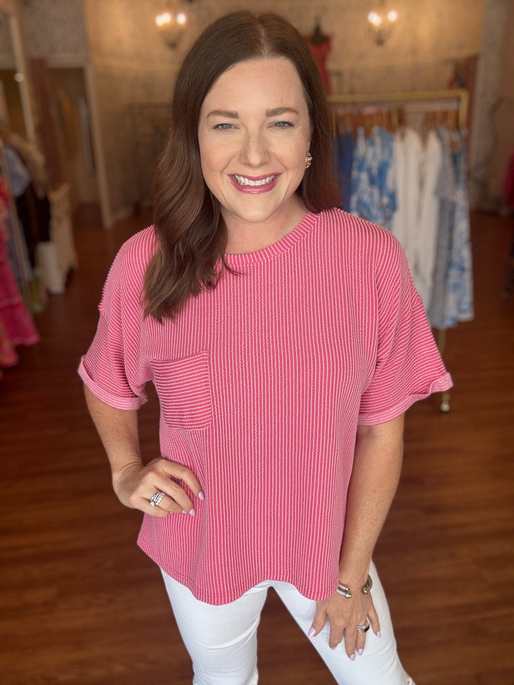 In Plain Sight Top in Pink