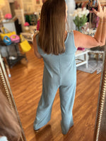 Easy for You Jumpsuit in Slate